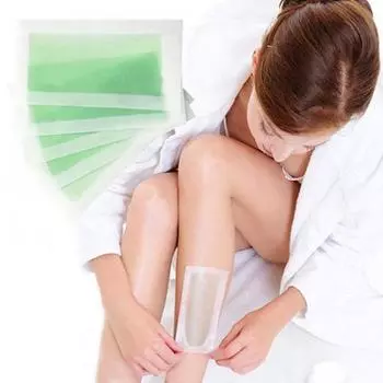 10-сторонняя эпиляция, нетканая восковая полоска для депиляции, восковая бумага для тела ног