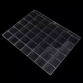 10 страниц, 42 кармана, пластиковые держатели для монет, чехол для альбома для хранения денег, 1PC