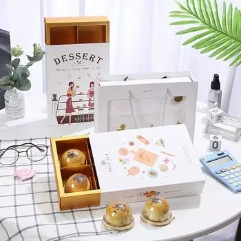 10 упаковочных коробок с подарочной коробкой из толстого картона цвета золота инков для подарков на вечеринку и праздники A