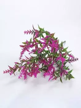 10 упаковок искусственных растений Кусты лаванды Не выцветают Искусственные пластиковые цветы На открытом воздухе для ваз Сельский дом Сад Крыльцо Патио Офис Крытый свадебное украшение фуксия