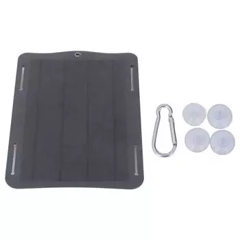 10 Вт 5 В солнечная панель монокристаллический кремний портативное наружное аварийное зарядное устройство для фонарика телефона B