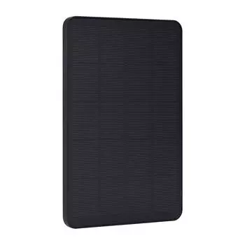 10 Вт 5 В водонепроницаемая солнечная панель 2 в 1 для зарядки IP-камеры видеонаблюдения (черный)