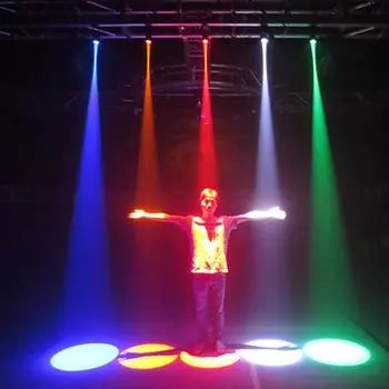 10 Вт RGB светодиодный сценический свет диско-лампы точечный прожектор лучевой прожектор профессиональный DJ диско вечеринка KTV сценический свет зеркальный шар диско лампы 220V EU UK AU Plug