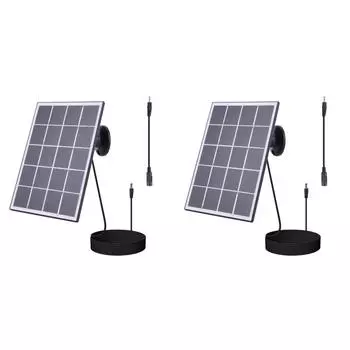 10 Вт Солнечная панель зарядное устройство водонепроницаемый для Ring Stick Up Cam/Spotlight Cam(черный)