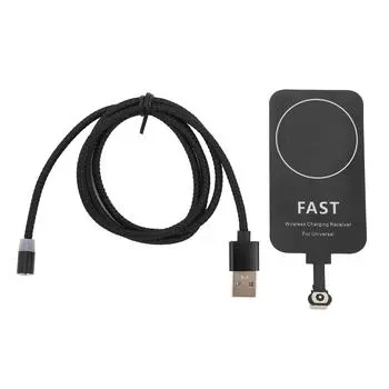 10 Вт тонкий магнитный присоска типа C двойного назначения беспроводной зарядный приемник для Galaxy A51 A40 A20E Mag
