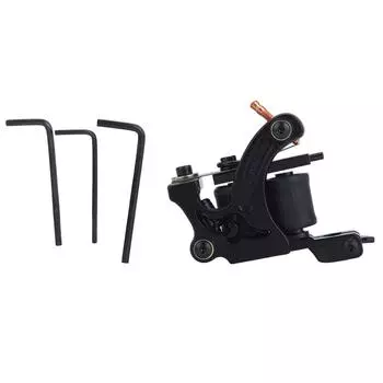 10 Warps Coils Wire Tattoo Machine Gun Carbon Steel Red Wire Coil Shader Tattoo Machine