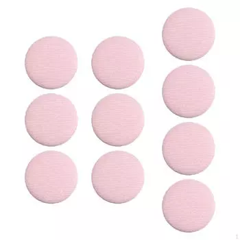 10 X пуговиц с тканевой обивкой, плоская задняя часть, самодельные металлические швейные изделия для сумки для одежды розовый