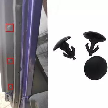 10 зажимов для Nissan Murano Z51 Qashqai X-trail Dualis Rogue, резиновые уплотнители задней двери, накладка, уплотнитель, фиксатор, заклепка 10X