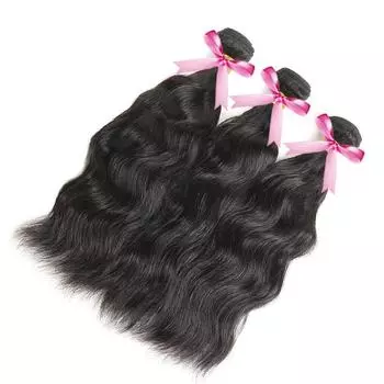 10A девственные волосы с застежкой для наращивания, пучки бразильских натуральных волнистых волос с кружевной застежкой 13x4, необработанные девственные волосы