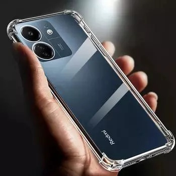 10C 12 13 C противоударный прозрачный чехол с подушкой безопасности для Xiaomi Redmi 12C 4G, силиконовый чехол на всю заднюю панель, прозрачные мягкие чехлы C55 Funda for redmi 13C прозрачный