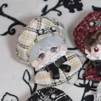 10cm Doll Clothes Tweed Cape Cape Beret