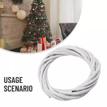 10CM Rattan Ring Wreath 11.81in 20CM 3.94in 30CM 7.87in 9.84in Wicker 25CM Christmas Garland Hanging Rattan Vine 20cm