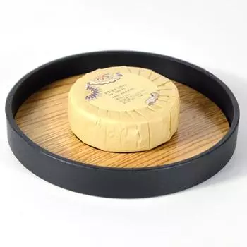 Круглая подставка для чашки чая и кофе 10 см, многофункциональные подставки из орехового и букового дерева, прочные, термостойкие, коврик для напитков, подставка для миски, чайника 10x1.4cm