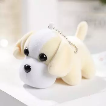 10cm Size Cute Puppy Plush Keyring Eco-Friendly Plush Pendant Toys Personal Accessory
