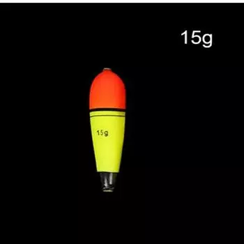 10g-120g Foam Fishing Float Hard Foam Fishing Bobber Fishing Stick Ice Fishing 15g
