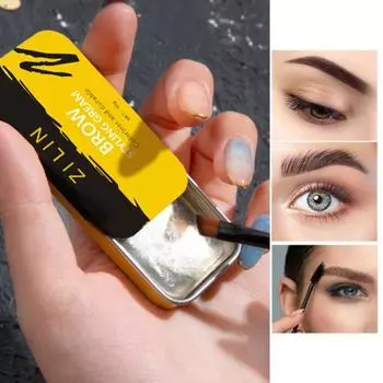 10g Functional Long-Lasting Smell-less Eyebrow Styling Cream Shaping Makeup Wax for Female