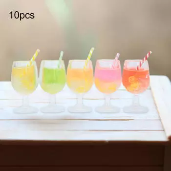 10х 1:12 бутылок подвески DIY поделки диорамы брелки подвески сок украшение игрушка для железной дороги