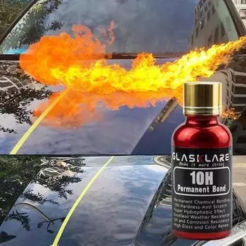 10H керамика для полировки автомобиля жидкое керамическое покрытие гидрофобное покрытие для стекла защитная пленка уход за автомобилем против царапин