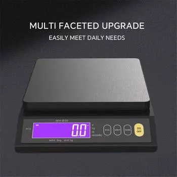 10KG/5KG Electronic Kitchen Scale Digital Measuring Weighing Tools Fit USB Charge/Plug in/Battery Fully Waterproof Coffee Scale