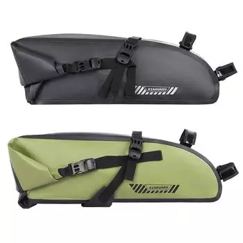 10л велосипедная сумка под сиденьем водонепроницаемая велосипедная сумка под сиденьем велосипедная сумка под сиденьем для горных горных шоссейных складных велосипедов чёрный