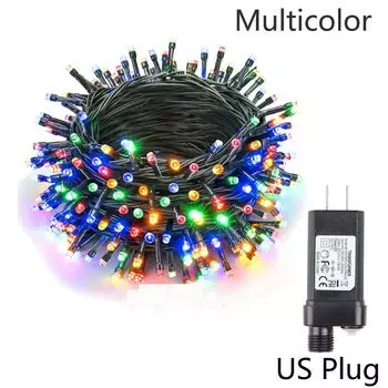 10M-100M 110V/220V Outdoor Led String Fairy Lights Christmas Lights For Garland Wedding Party Holiday Garden Lamp Holiday Decor 10M 100LEDs