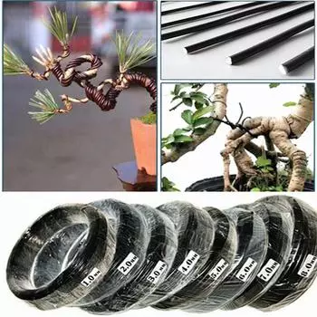 10m Bonsai Wire Anodized Aluminum Bonsai Training Wire for Plant Support Shapes Garden Accessories 5 Sizes 1/1.5/2/2.5/3/3.5mm