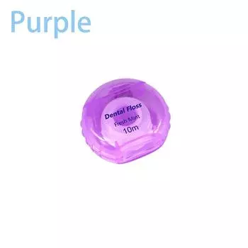 10M Micro Wax со вкусом перечной мяты зубная нить межзубная щетка зубочистка зубочистка гигиена полости рта чистая проволока фиолетовый