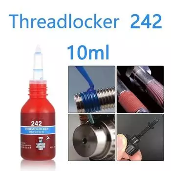 10ml DETAI Screw Glue 242 Medium Strength Anaerobic Adhesive Threadlocker Adhesive Caulk Adhesives Sealer Hardware Threadlocker