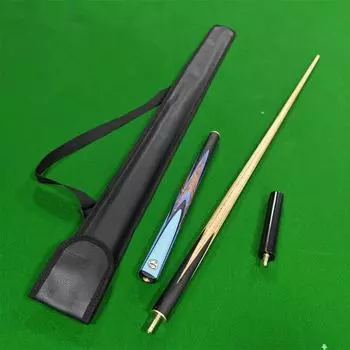 10MM Small Head Billiard Cue 3/4 Split Snooker 8-Ball Billiard Cue Stick Straight Cue with Bag and Freebies