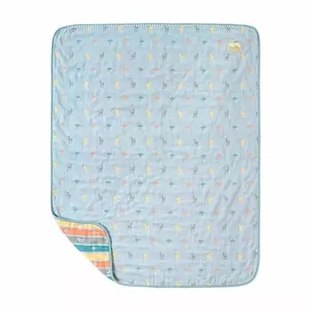 10mois dimoi 10mois dimoi amelie fluffy gauze 6-ply gauze kette baby size 21151011 blue 100% organic cotton