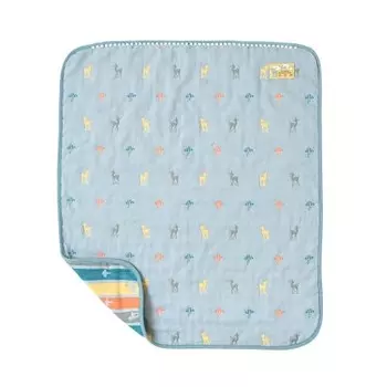 10mois dimoi 10mois dimoi amelie fluffy gauze 6-ply gauze kette mini size 21151010 blue green 100% organic cotton