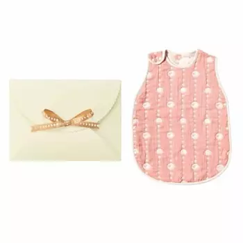 10mois dimois - hoppetta baby gift в подарочной упаковке пушистая марлевая 6-слойная марлевая детская пижама 100% хлопок возраст от 2 до 7 лет розовый длина 64 см 18111043