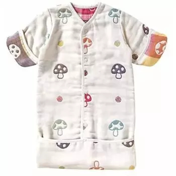 10mois dimois - hoppetta пушистая марлевая 6-слойная марлевая пеленка для сна 100% хлопок для новорожденных ~ 3 лет длина шампиньона 58 см 5369