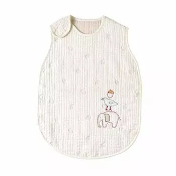 10mois Hoppetta Fluffy Gauze Baby Sleeper Cotton Newborn 3 years old guri Length 58cm 20211004 (Dimoi) - (6-layer Gauze) 100% ~