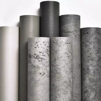 10mx60cm Самоклеящиеся Серые Серии Индустриальный Стиль ПВХ Водонепроницаемые Обои Домашний Декор Для Гостиной Спальни Фон Наклейки На Стены 100cmx60cm