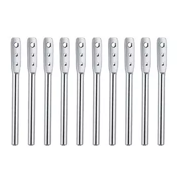 10 шт. в упаковке 3 отверстия для скручивания проволоки, инструмент для скручивания проволоки для строительства забора, монтаж зажимов, необходимый инструмент для садоводов