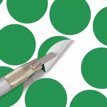 10Patches Dots Самоклеящаяся этикетка Наклейка Классифицируйте Прочный пустой тег Наклейка Этикетка для банок с приправами Наклейка A9