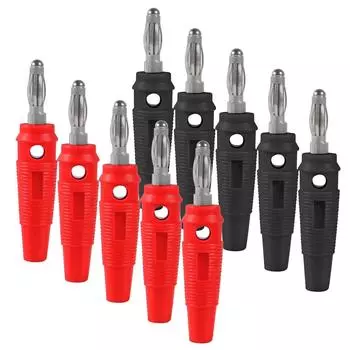 10 шт. 32A сильноточный винтовой штекер типа «банан» 4 мм, штекерный разъем, адаптер для кабеля динамика, сильноточный штекер типа «банан» 4 мм