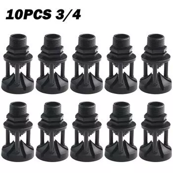 10pcs 3/4 1/2 Sprinkler Head Wobble Tee Series Water Saving Grass Lawn Garden Wobbler Medium Distance Nozzle