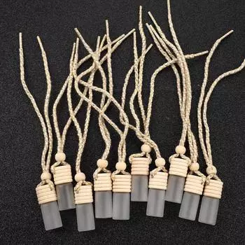 10 шт. 5 мл автомобильный флакон духов для эфирных масел освежитель воздуха подвеска для духов прозрачный