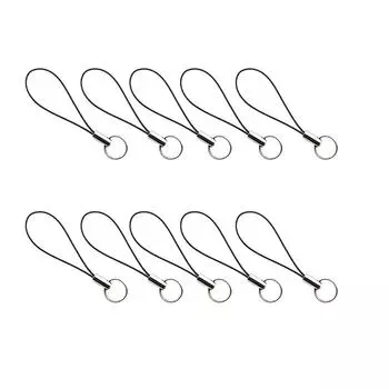 10pcs Anti-Lost Mobile Phone Lanyard Cords DIY Smartphone Ring Bracket Rope Strings for Wrist Strap Bag Accessories