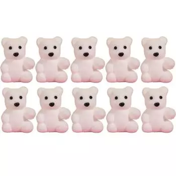 10pcs/bag Plush Animal Mini Bear Flower Bouquet Foam Bear Cartoon Bouquet Doll Valentine s Day