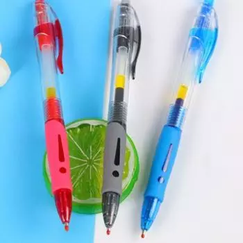 10pcs/bag Red Refill Neutral Pen Large Capacity Signing Pen Gel Pens Writing Pen Office Stationery чёрный