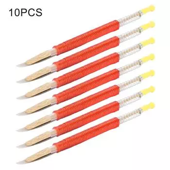 10pcs Beekeeping Moving Grafting Tools Elastic Shift Needle Beekeeper Bee Hive Queen Larva Rearing Feeding Equipment