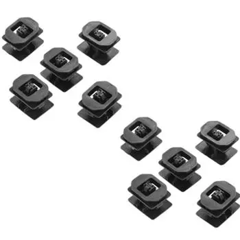 10PCS Black Panel Moulding Clips Retainer W716350-S300 6G1Z-5410182-A For Ford