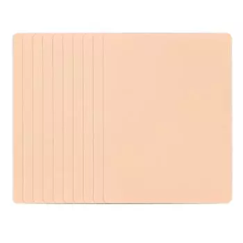 10pcs Blank Tattoo Practice Skin High Resilience Double Sides Soft Silicone Practice Skin for