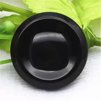 10Pcs Button Button Coat Button Round Sweater Button Clothes Jacket Button Decorative Button Black Resin Button Suit Button 28L = 18.0MM * black resin [Gehua No. 3] number