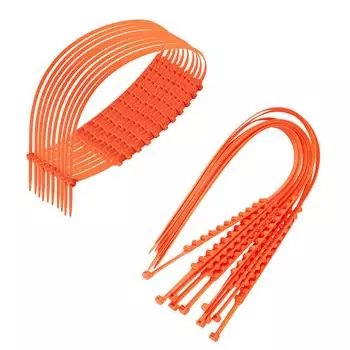 10Pcs Car Tire Chains Nylon Winter Snow Anti-Skid Tyre Cable Ties Auto Outdoor Snow Tire Anti Skid Chain Emergency Accessories