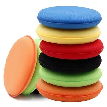 10PCS Car Waxing Polish Wax Foam Sponge Applicator Pads 4 inch Microfiber Cleaning Sponge Clean Washer Washing Tool Car Cleaning