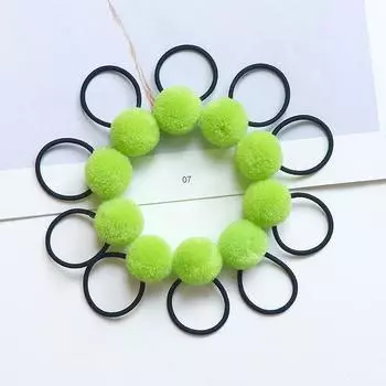 10pcs children s hair ties; elastic bands that don t hurt the hair; hair accessories for girls; colorful hair bands for girls